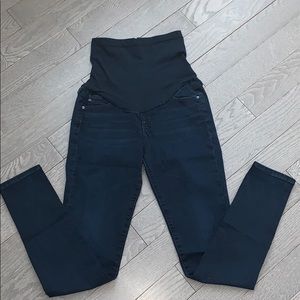 EUC AG Collection maternity denim, size 28R.